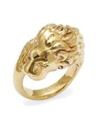 Sphera Milano 14k Yellow Gold Lion Head Ring