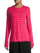 Proenza Schouler Striped Long Sleeve Top