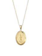 Saks Fifth Avenue Lady Of Guadalupe 14k Yellow Gold Pendant Necklace