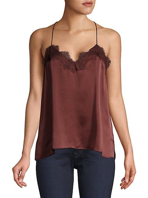 Cami Nyc The Racer Silk Charmeuse Camisole