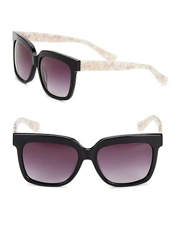O By Oscar De La Renta 55mm Square Sunglasses