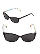 Gucci 55mm Floral Cat-eye Sunglasses