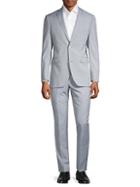 Saks Fifth Avenue Trim-fit Pinstriped Wool Suit