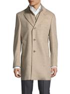 Saks Fifth Avenue Made In Italy Cash Wool Car Coat