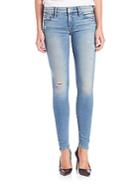 Mother The Looker Skinny Light Wash Jeans
