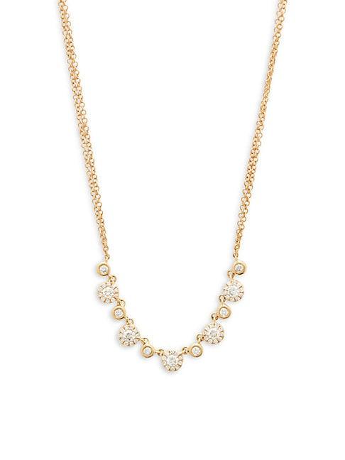Diana M Jewels 14k Yellow Gold & 0.56 Tcw Diamond Necklace