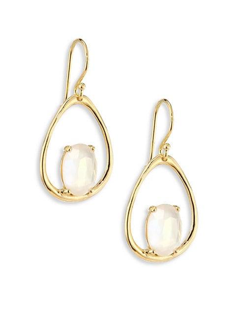 Ippolita Rock Candy&reg; Small Mother-of-pearl Doublet & 18k Yellow Gold Oval Earrings