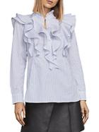 Bcbgmaxazria Allexandria Ruffle Shirt