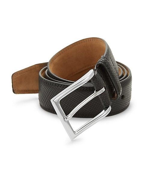 Cole Haan Embossed Leather Belt