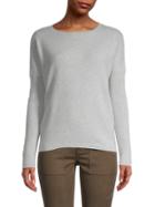 Saks Fifth Avenue Dropped Shoulder Cashmere Sweater