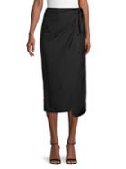 French Connection Gabina Draped Side-tie Skirt