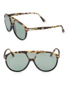Oliver Peoples 59mm Tortoise Shell Aviator Sunglasses