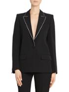 Givenchy Strass Embroidered Wool Jacket
