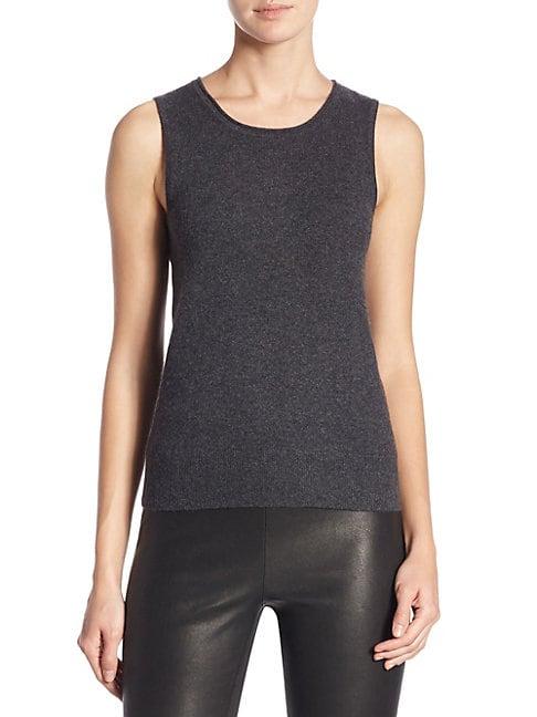 Saks Fifth Avenue Collection Roundneck Cashmere Shell