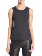 Saks Fifth Avenue Collection Roundneck Cashmere Shell