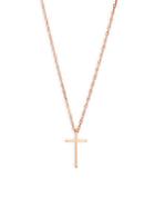 Saks Fifth Avenue 14k Rose Gold Cross Necklace