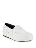 Mcq Alexander Mcqueen Leather Slip-on Padded Shoes