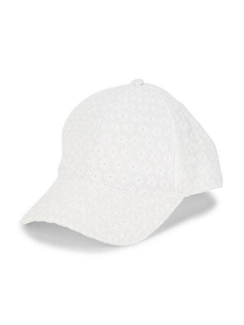 Bcbgeneration Embroidered Floral Cotton Baseball Cap