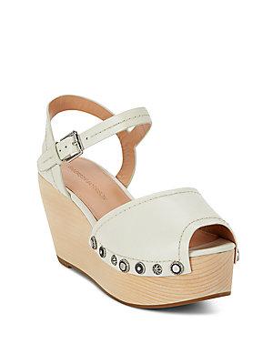Sigerson Morrison Cailey Leather Wedges