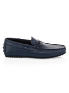 Tod's Doppia T Gommino Leather Driving Loafers