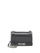 Moschino Chained Leather Crossbody Bag