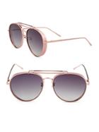 Aqs Gradient 59mm Aviator Sunglasses