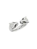 Effy Diamonds & Sterling Silver Wild Cat Wrap Ring