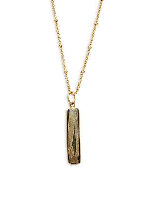 Alanna Bess Faceted Pendant Necklace