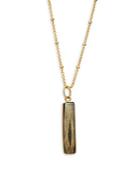 Alanna Bess Faceted Pendant Necklace