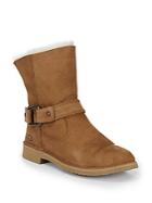 Ugg Cedric Fur-lined Leather Boots