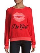 Wildfox Kiss The Girl Graphic Sweater