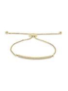 Saks Fifth Avenue 14k Yellow Gold & Diamond Adjustable Chain Bracelet