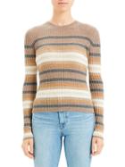 Theory Stripe Cashmere Sweater
