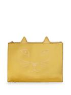 Charlotte Olympia Kitty Leather Pouch