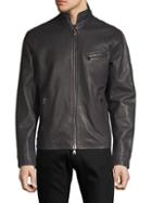 John Varvatos Full-zip Leather Jacket