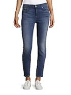 7 For All Mankind Slim-fit Ankle-length Jeans