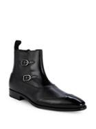 Mezlan Classic Leather Ankle Boots