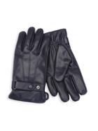 Royce New York Cashmere-lined Touchscreen Leather Gloves