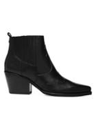 Sam Edelman Winona Western Leather Ankle Boots