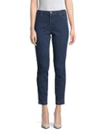 J Brand Frayed-cuff Ankle Jeans