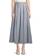 Weekend Max Mara Aulla Cotton A-line Skirt