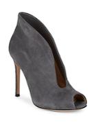 Gianvito Rossi Suede Cut-out Pumps