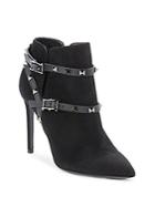 Valentino Point-toe Leather Ankle Boots