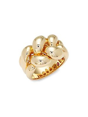Roberto Coin Yellow Gold Braided Ring