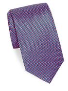 Brioni Silk Check Tie