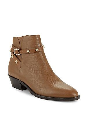 Valentino Garavani Leather Ankle Boots