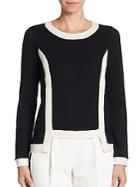 Milly Hi-lo Wool & Cashmere Sweater