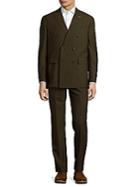 Michael Bastian Double-breasted Wool Suit