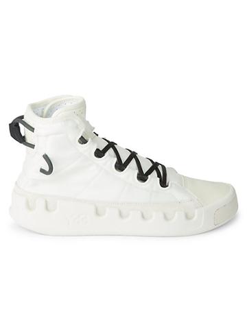 Adidas By Yohji Yamamoto Leather & Suede High-top Sneakers