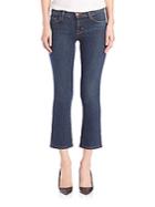 J Brand Selena Mid-rise Cropped Bootcut Jeans
